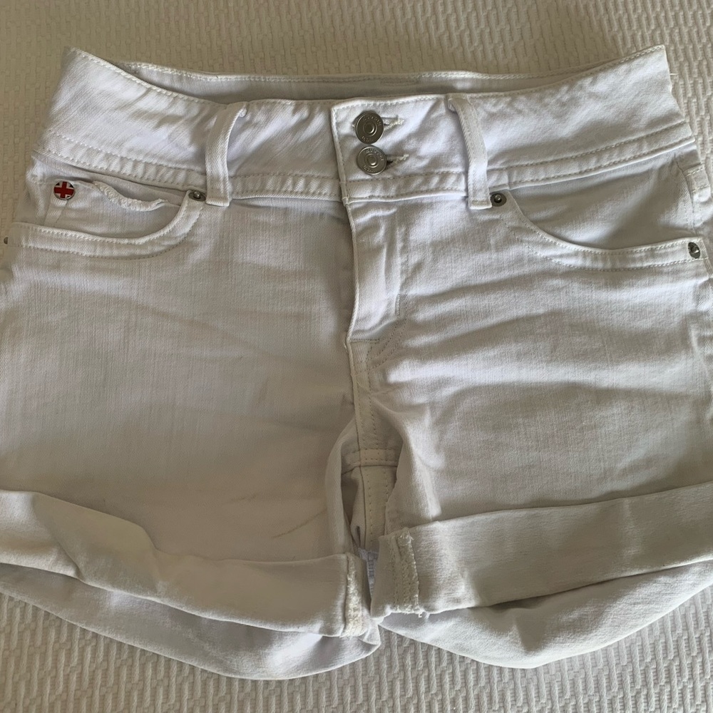 Women’s White Hudson Jean Shorts